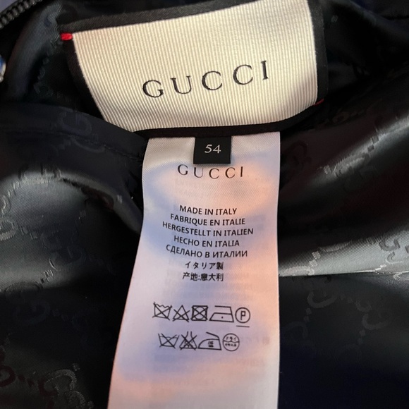 Gucci reversible bomber jacket wind breaker bomber - Picture 5 of 5